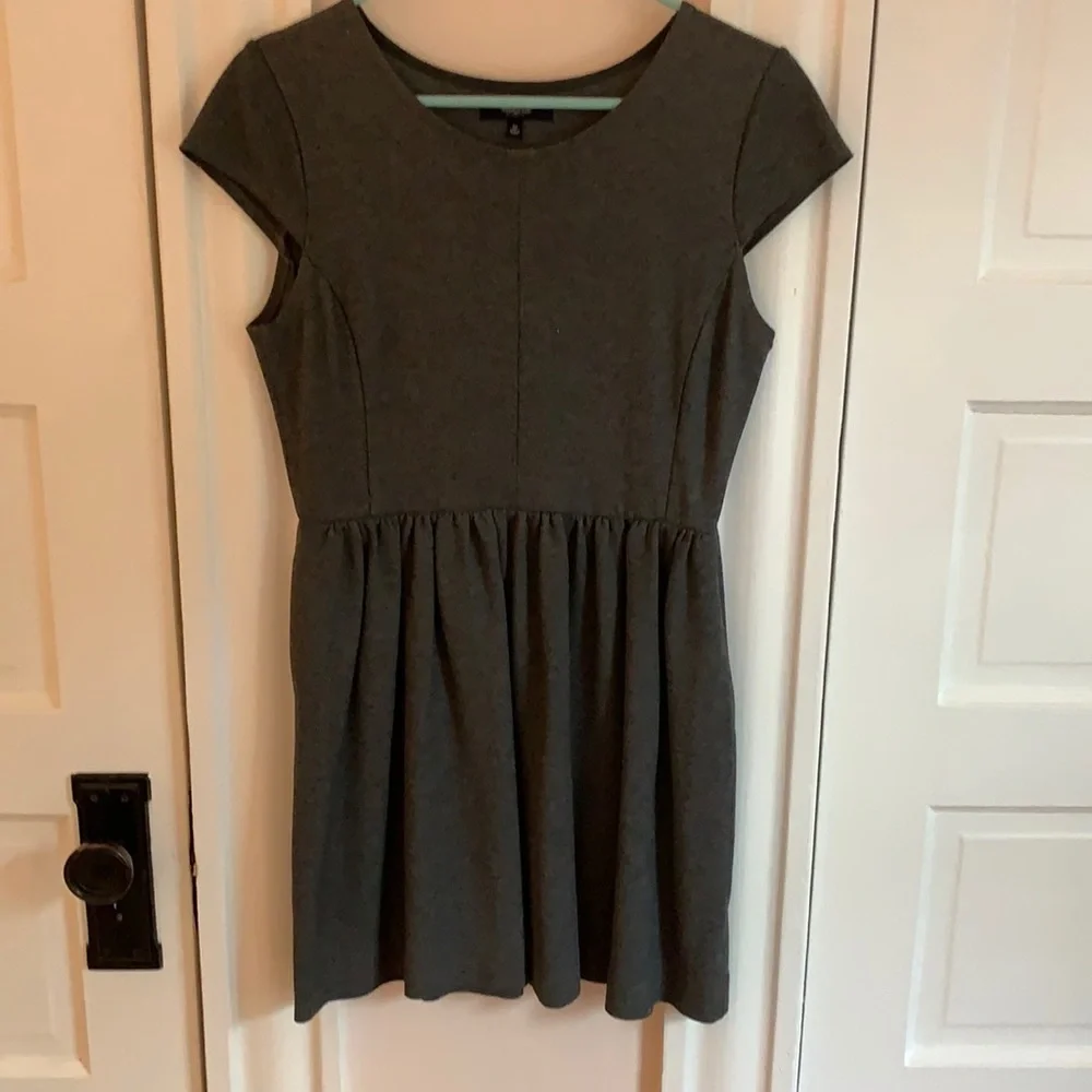 Madewell Ponte Screenplay Dress in Slate - Picture 2 of 3